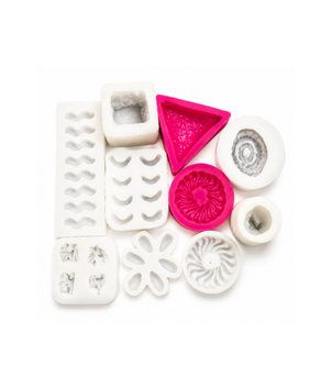 Rose Petal Silicone Mould - resin cast sample