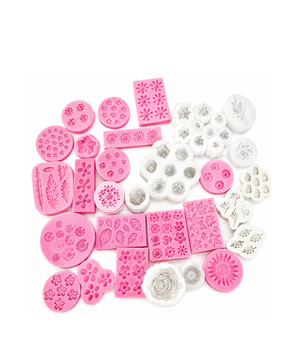 Rose Petal Silicone Mould - size reference